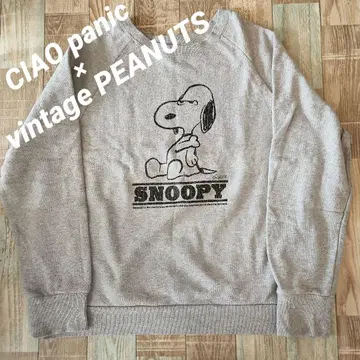 CIAO panic 빈티지 스누피 맨투맨 트레이닝복 복각
