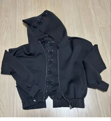 아메리빈티지 캐주얼 블랙 후드 부착 후드티