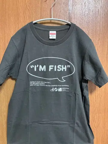 FISHMANS 그레이 I'M FISH 티셔츠
