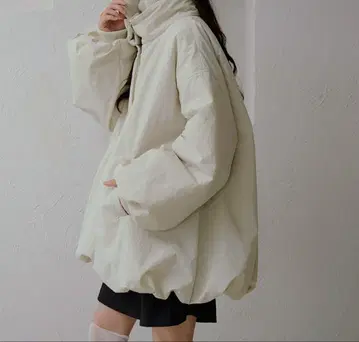 [ apres jour clair ] 벌룬 충전솜 아우터