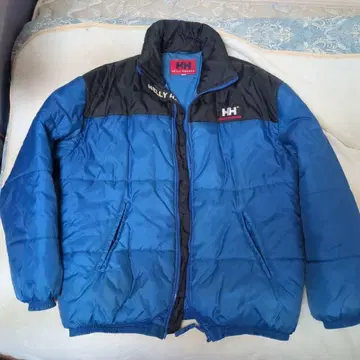 헬리 한센 다운 자켓 M 파랑/블랙