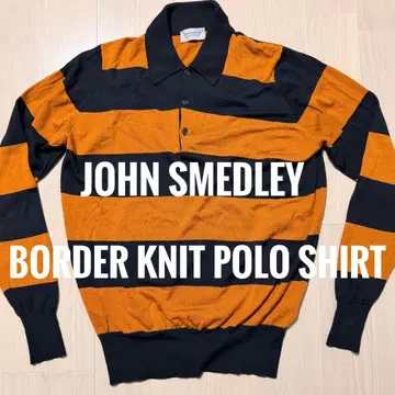 잉글랜드제 존스메들리 울 니트 피케 셔츠