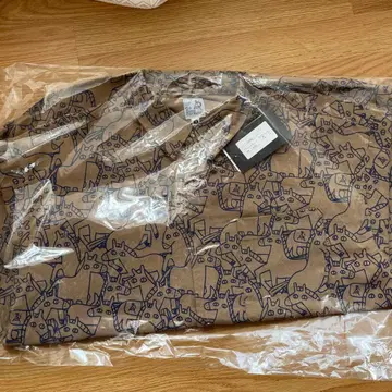 go slow caravan 카멜 말 패턴 셔츠 M 사이즈