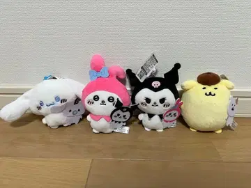 산리오 x 나가노 캐릭터즈 친구와 함께 마스코트 전 4종 컴프 세트