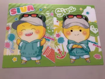 컬러풀피치 카라피치 여름방학 시바 씨 책받침 2장