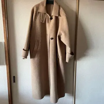 BEAUTY&YOUTH 베이지 롱 코트 XS