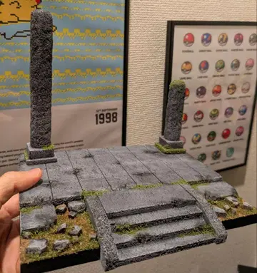 디오라마 베이스 폐허 유적 피규아트 드래곤 퀘스트 가샤폰 퀘스트 2