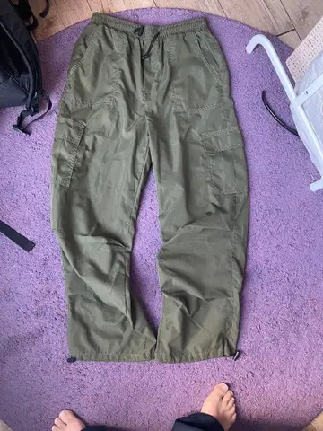 카고 팬츠 올리브색