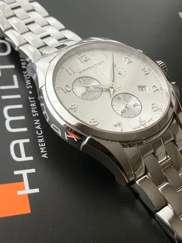 해밀턴 손목시계 재즈 마스터 신라인 크로노