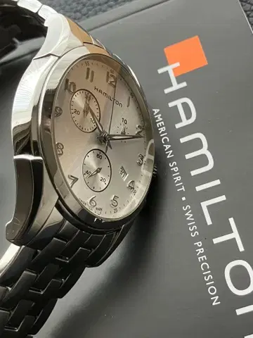 해밀턴 손목시계 재즈 마스터 신라인 크로노