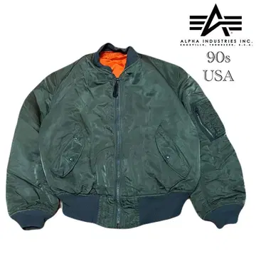 90s ALPHA INDUSTRIES/MA-1 플라이트 자켓/L