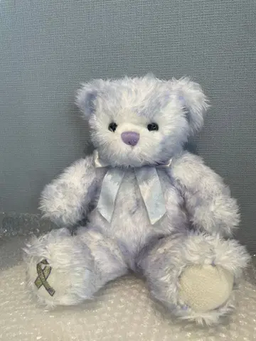 빌드베어 연보라색 리본 포함 봉제 인형