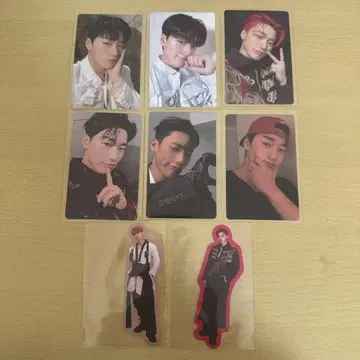 ATEEZ 산 트레이딩 카드 스티커 세트