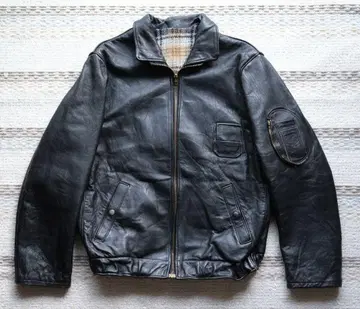 [ EURO Vintage ] 프랑스군 플라이트 가죽 자켓 GVF사제