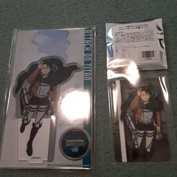 진격의 거인 리바이 룸키풍 카드 아크릴 스탠드 미개봉 캔뱃지