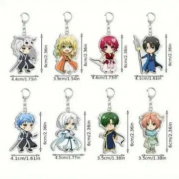 새벽의 연화 아크릴 키링 8개 세트 아크릴 스탠드 아크릴 키링 하나토유메