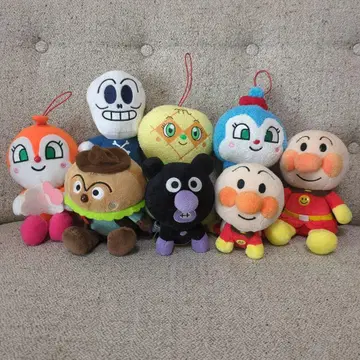 호빵맨 봉제 인형 8개 세트