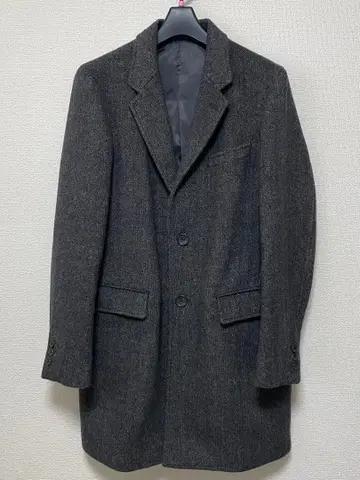 유나이티드 애로우즈 체스터 코트 M 사이즈 다크 그레이