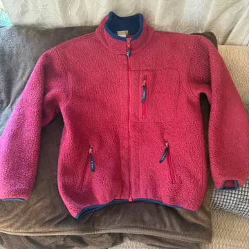 핑크 플리스 자켓 3 포켓