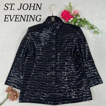 K314 세인트 존 미사용 새상품 노카라 자켓 4 M 여성용