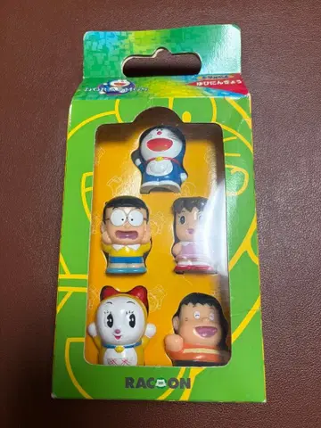 레어 도라에몽 손가락 인형 5개 세트 에포크사 손가락 인형