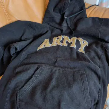 Steve & Barry's 블랙 ARMY 후드티 M