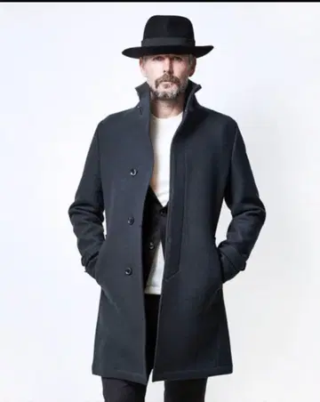 junhashimoto 스탠드 카라 코트 사이즈 4