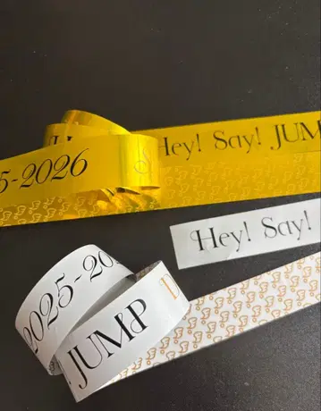 Hey! Say! JUMP Ssay 은색 테이프 화이트 금색