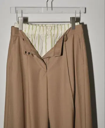 더블 웨이스트 팬츠