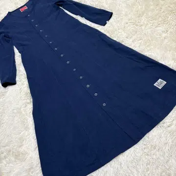 새상품급 드럭 스토어즈 롱 원피스 네이비