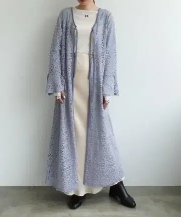 sahara 2웨이 레이스 드레스 가운