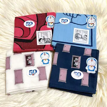 도라에몽 손수건 KAWABE 카와베 타월 손수건 미사용 새상품