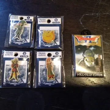 드래곤 퀘스트 핀 배지 5개 세트