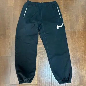 8gshoot 블랙 스웨트 팬츠 L
