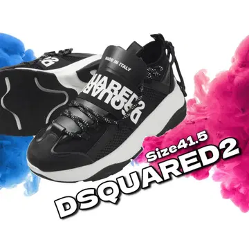 [새상품급 중고] DSQUARED2 디스퀘어드 스니커즈 41.5 블랙