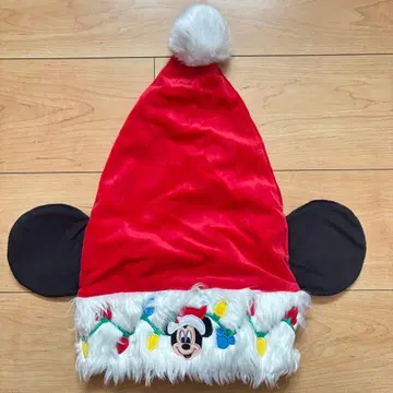 디즈니 크리스마스 산타 모자 미키 산타클로스