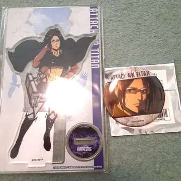 진격의 거인 아크릴 스탠드&캔뱃지 세트