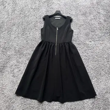 FOXEY NY 40 프론트 지퍼 원피스 블랙