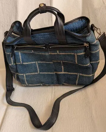 앤티크 소방 자수 모자 사용 숄더백, 핸드백