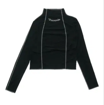 VIAVANDA 하이넥 긴팔 티셔츠