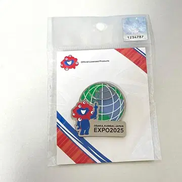 EXPO2025 미야쿠미야쿠 어스 핀 배지 지구