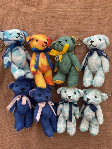 CONRAD 베어 곰 봉제 인형 키링 세트