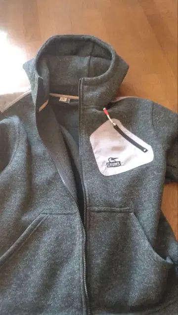 CHUMS 플리스 자켓 L 그레이