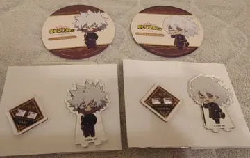 애니카페 히로아카 다비 시가라키 아크릴 스탠드 특전 코스터 세트