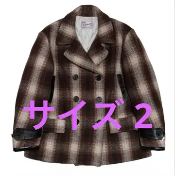subculture OMBRECHECK P-COAT / BROWN 코트