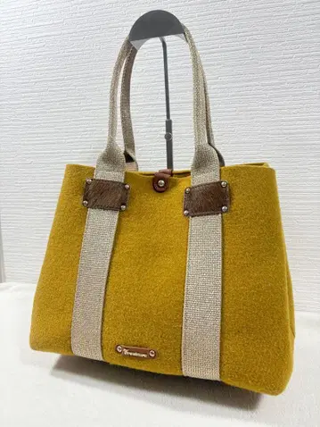 트레져 탑카피 이탈리안 펠트 토트백