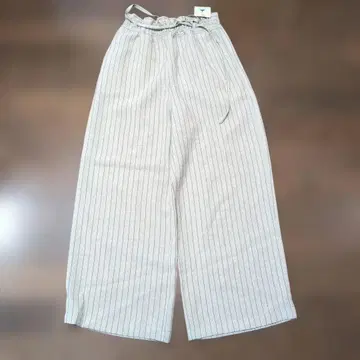 택 포함 니코앤드 린넨 라이크 루즈 팬츠