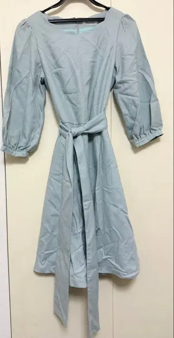 Rew de Rew 라이트 블루 7부 소매 원피스