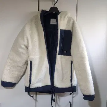 BAYFLOW 보아 자켓 화이트/네이비