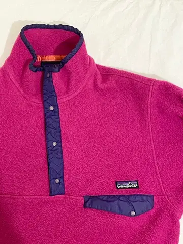 90s USA제 patagonia 스냅t 핑크 snapt 신틸라